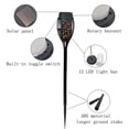 thumbnail image 2 of Wweixi 4PCS Torch Light Garden Solar Power Landscape Ground Light Flame Lamp Waterproof Flame Yard Ground Light for Path Lawn, 2 of 9