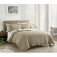 thumbnail image 2 of Chic Home Sharlette Beige Queen 3-Piece Quilt Set, 2 of 6