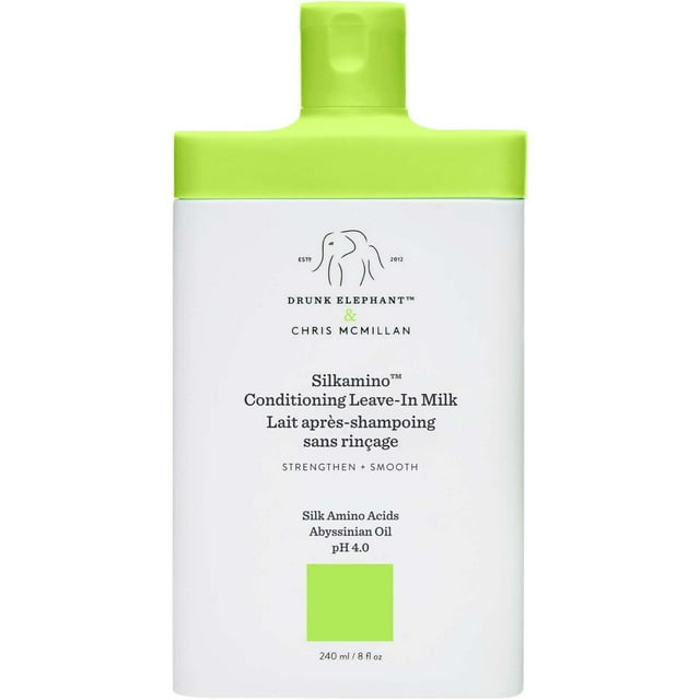 Drunk Elephant Silkamino™ Lait Revitalisant Sans Rinçage Coiffant Chaleur 240 ml Neuf