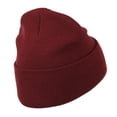 thumbnail image 4 of Wording of Cutie Embroidered Beanie - Maroon OSFM, 4 of 5