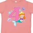 thumbnail image 4 of Inktastic I Am 4 Years Old Birthday with Mermaid Girls Toddler T-Shirt, 4 of 5