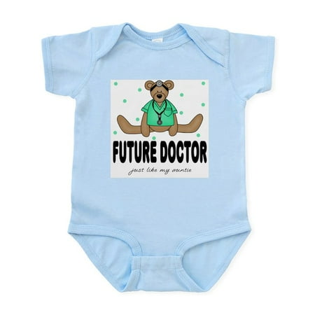 

CafePress - Future Doctor Like Auntie Baby Infant Bodysuit - Baby Light Bodysuit Size Newborn - 24 Months
