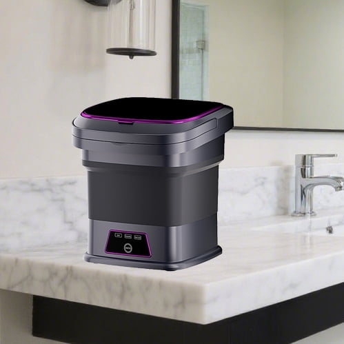 Portable Washing Machine, 13L 3-in-1 Mini Washer Foldable and Dryer with 3 Modes Deep Cleaning, Upgraded Small Collapsible Laundry for Travel, Home, Apartment, Hotel and camping