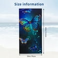 thumbnail image 3 of PHYHOO Morpho Butterfly in The Dark Sand Free Beach Towel Oversized Quick Dry Absorbent for Pool Swimming Bathroom Beach Towel 30x60in, 3 of 8