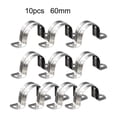 thumbnail image 1 of Corrosion Resistant U Shape Clamp Set For 304 Stainless Steel Pipes 10Pcs, 1 of 8