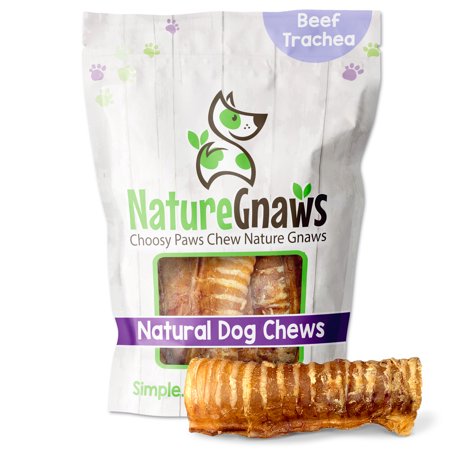 UPC: 0857270008911 | Nature Gnaws Beef Trachea 5-6  (6 count) Dog Treats