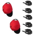 thumbnail image 2 of Advancent Colgador de puerta portátil para armario, soporte para gorra de béisbol, ganchos para sombrero con gran capacidad de carga, fácil Almacenamiento y organización del hogar color transparente, 2 of 6