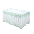 thumbnail image 2 of PALIFEUR Household Essentials Table Skirt Party Table Skirt Desk Skirt Falda Table Skirts For Rectangle Tables, 2 of 6
