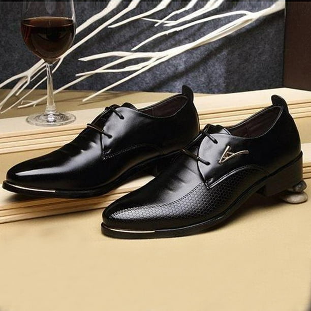 Leather shoes deals walmart