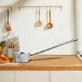 thumbnail image 4 of Cucharón grande de acero inoxidable con mango largo para cocina, cucharón de metal para agua, cuchara sopera, cuchara larga para sopa, suministros para el hogar (56,5 cm), 4 of 8