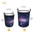 thumbnail image 2 of Lsque Planets Stars And Galaxies1 pattern Laundry Hamper Basket, Tall Woven Rope Hamper Basket for Clothes, Lightweight Storage Basket, Collapsible Waterproof-, 2 of 8