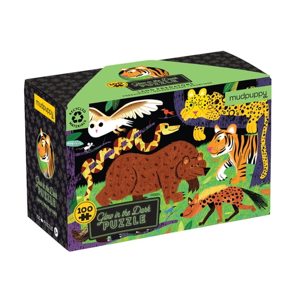 Land Predators 100 Piece Glow in the Dark Puzzle (Other)
