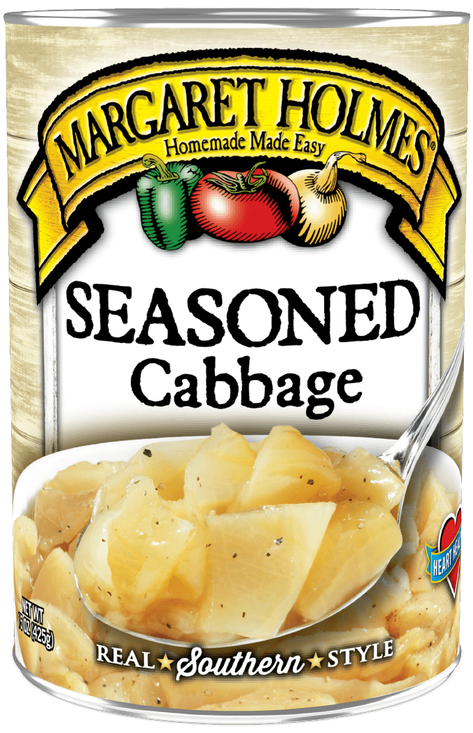 Margaret Holmes Seasoned Cabbage, Canned Vegetables, 15 oz. Walmart