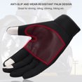 thumbnail image 2 of Guantes de invierno Pantalla táctil engrosada Puntas de los dedos Antideslizante Resistente al desgaste Cálido Deportes al aire libre, 2 of 8