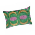 thumbnail image 2 of Bongo Silk Velvet Ikat Throw Pillow, 16" X 24", 2 of 5