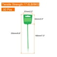thumbnail image 2 of Uxcell 50pcs Marker Cable Zip Ties, 9.8 Inch Self-Locking Nylon Label Tags Zip Tie Wraps Ties Wire, Green, 2 of 7