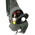 thumbnail image 3 of Bolso bandolera ODODOS Daily Waterproof de nailon para exteriores, color carbón, 3 of 5