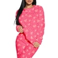 thumbnail image 2 of Conjunto de Pijama para Mujer Shendy Vendy Manga Larga Cuello Redondo con Estampado Transpirable, 2 of 4