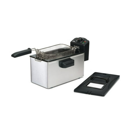 Elite Cuisine 3.5-qt Immersion Deep Fryer with Temp Knob