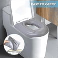 thumbnail image 5 of unique Inflatable Toilet Seat Cushion With Suction Cups height Adjustable Inflatable Toilet Seat For Adults seniors elderly Disabled tailbone Pain Rel, 5 of 5