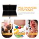 thumbnail image 4 of Estuche de aleación de aluminio, maletín cosmético, caja de herramientas portátil, organizador de herramientas de mano, caja de viaje, 4 of 5