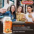 GumMe Turmeric Curcumin Gummies with Ginger, Tumeric Gummies with Black