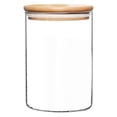 thumbnail image 1 of Recipientes de vidrio para almacenar alimentos con tapas, frascos grandes para café, té, azúcar (27 FL OZ), 1 of 4