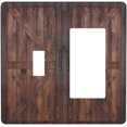 thumbnail image 1 of Sdmnsg-T Rustic Barn Doors Print Combo Toggle Rocker Decorative Electrical Receptacle Outlet Plates Covers for Bedroom Kitchen Farm House Decor, 1 of 5