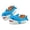 Light Blue, variant on Women Men Funny Slippes Cute Cartoon Animal Shark Home Furry Slippers Cozy Plush Warm Winter House Shoes for Adult