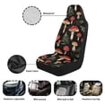 thumbnail image 5 of Uorisanigo Red Mushroom Waterproof Car Seat Cover Anti-Slip Back Fabric Automobile Front Seat Covers Easy to Install All-Season Protection Universal Vehicle Accessories, 5 of 7