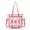 Pink, variant on Clear Bag for Stadium Events, Clear Transparent Tote Bag with Detachable Strap for Sports, Concert, Work,Travel