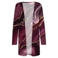 thumbnail image 5 of SELONE Cardigan for Women Lightweight Printed Color Long Sleeves CardiganLightweight Summer Cardigan Long Cardigans with Pockets Everyday Wear Beach Vacation Outfits Trendy Going Out Cardigan, 5 of 6