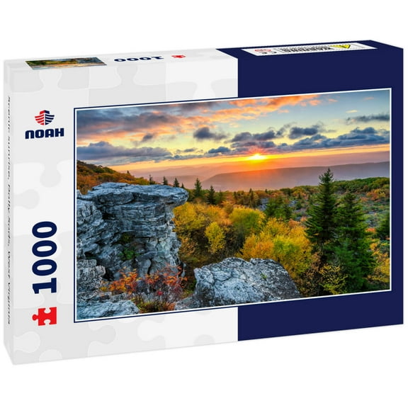 Noah Jigsaw Puzzle Scenic Sunrise, Dolly Sods, West Virginia 1000 Pieces