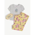 thumbnail image 5 of Justice Girls Short Sleeve Tee, Pants and Eye Mask Pajama Set, 3-Piece, Sizes 5-18, 5 of 5