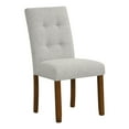 thumbnail image 4 of HomePop Tufted Back Dining Chair, Set of 2, Gray, 4 of 11