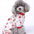 thumbnail image 3 of SPRING PARK Dog Pajamas,Cartoon Printing Long-sleeve Dog Clothes for Small Dog Cat Jumpsuit Pajamas Apparel Lightweight for Daily Life, 3 of 7
