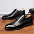 thumbnail image 6 of Men's Dress Shoes Genuine Leather Oxfords Luxury Formal Business Suit Shoes with Blake Rapid Stitch, 6 of 8