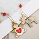 thumbnail image 4 of De Colgantes Colgantes De Madera Para Navidad, Adornos De Coche De Alce De Madera Para Decoración Navideña Diy 12 Uds. Advancent HA045216-01, 4 of 6