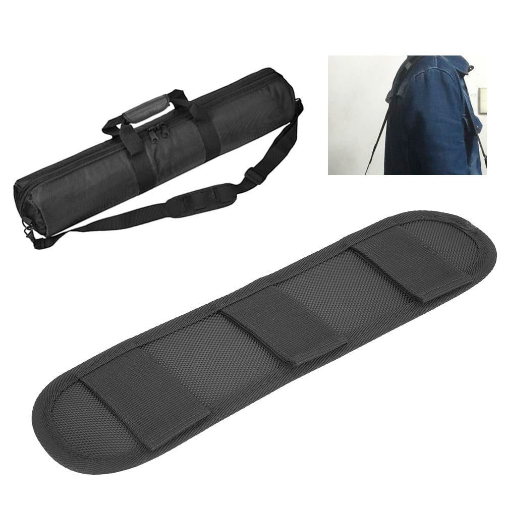Black-2Pcs Replacement Shoulder Pad & Strap for Camera,Backpack,Messenger,Laptop,Guitar,Bag Adjustable Shoulder Pads with Memory Foam Long and Comfortable 