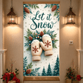 thumbnail image 5 of Festive Design Christmas Banner Joy Wreath to World for Holiday Celebration Indoor Outdoor, 5 of 9