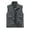 Grey, variant on Men's Softshell Vest Outerwear Zip up Sleeveless Fishing Vests Outdoor Casual Multi Pocket Jacket for Hiking Red Size: 5Xl