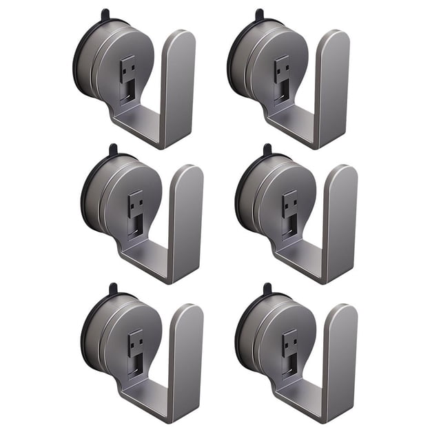 2/4/6Pcs Suction Cup Router Power Strip Wall Towel Storage Space Mounted No Rack Rack Saving Drill Q5L0 Bathroom