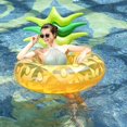 thumbnail image 4 of Colchón de aire inflable Anillo de natación gigante Piscina - 45 cm Piña Natación Animal Anillo de natación Colchón de aire Agua Fiesta en la playa Juguete Juguetes acuáticos Juguetes de verano Niños TUNC Sencillez, 4 of 5