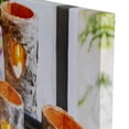 thumbnail image 4 of Northlight Gray and White LED Lighted Flickering Rustic Birch Candles Canvas Wall Art 12" x 12", 4 of 5