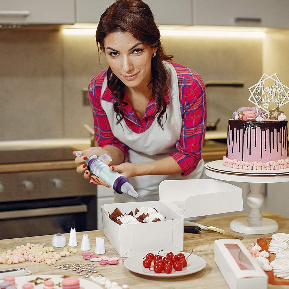 Presse à Pâtisserie, Seringue à Pâtisserie En Acier Inoxydable, Kit De Décoration, Machine à Glaçage, Pour