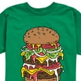 thumbnail image 3 of Instant Message - Sloppy Burger Lover - Toddler & Youth Short Sleeve Graphic T-Shirt, 3 of 6