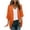 Orange, variant on tklpehg Summer Cardigans for Women Lightweight Puff Sleeve Cardigan Loose Chiffon Cover Up Blouse Solid Color Leisure 3/4 Sleeve Fall Coat Overcoat Blouses Purple XL