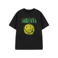 thumbnail image 1 of Nirvana T-Shirt Noir à Manches Courtes Unisexe pour Enfants, 1 of 6