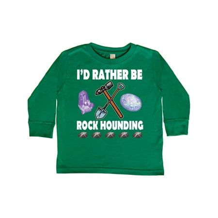 

Inktastic Rock Hounding Rock Collector Gift Toddler Boy or Toddler Girl Long Sleeve T-Shirt