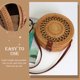 thumbnail image 5 of ADDHAT Cruzado Rattan Color Para Uso Diario Y Viajes Casuales, 5 of 7